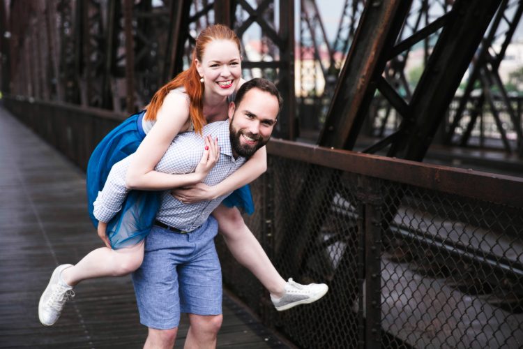 couple photo at bridge