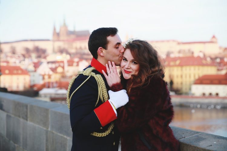 pre wedding photo Prague